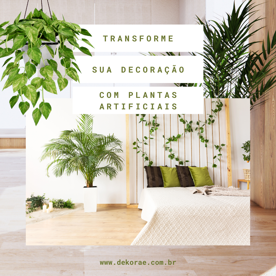Tendência de Decoração com Plantas Artificiais: Beleza Sustentável e Sem Esforço!