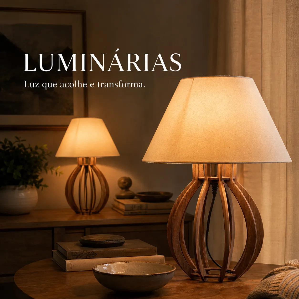 Iluminação, casa , jardim etc