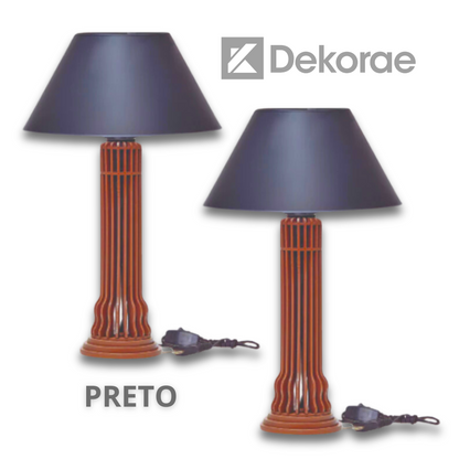 Abajur La Torre Cupula - Luminária Decoração I COMPRE 1 LEVE 2