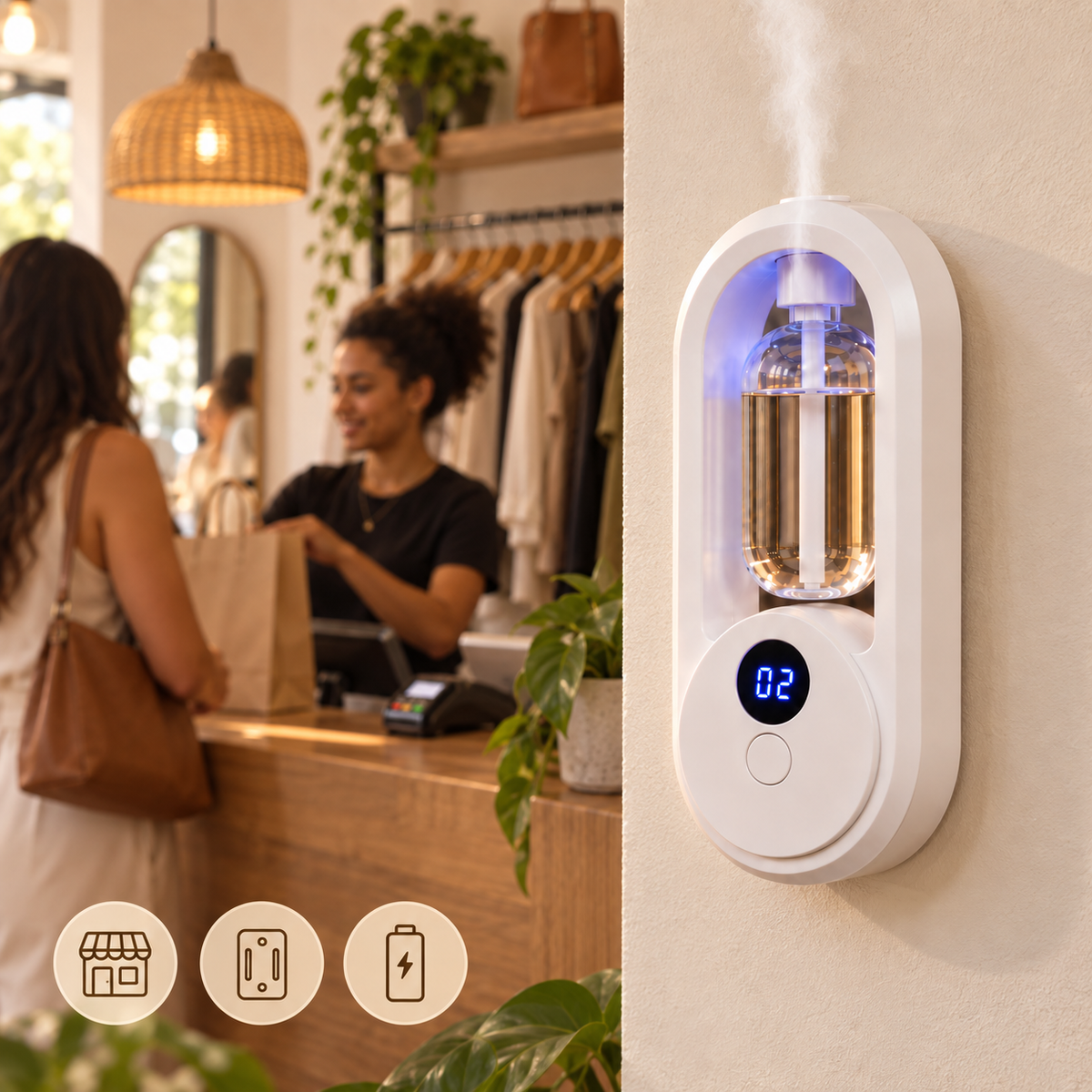 Aromatizador de Ambiente - tamanho compacto