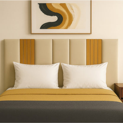 Conjunto Cabeceiras Estofada Cama Box Casal Moderna Luxo Modulada Sem Furo Autocolante 40cmx19cm