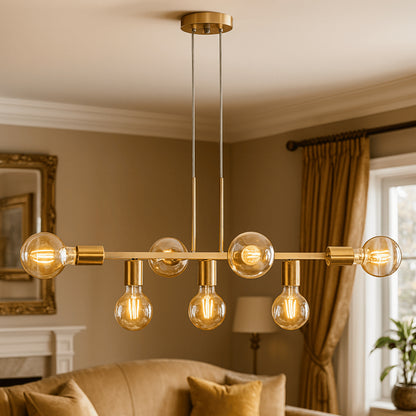 Lustre Pendente Jabutty Luxo - estrutura em metal