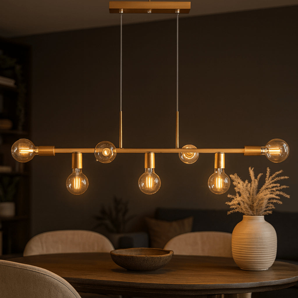 Lustre Pendente Jabutty Luxo - instalado no teto