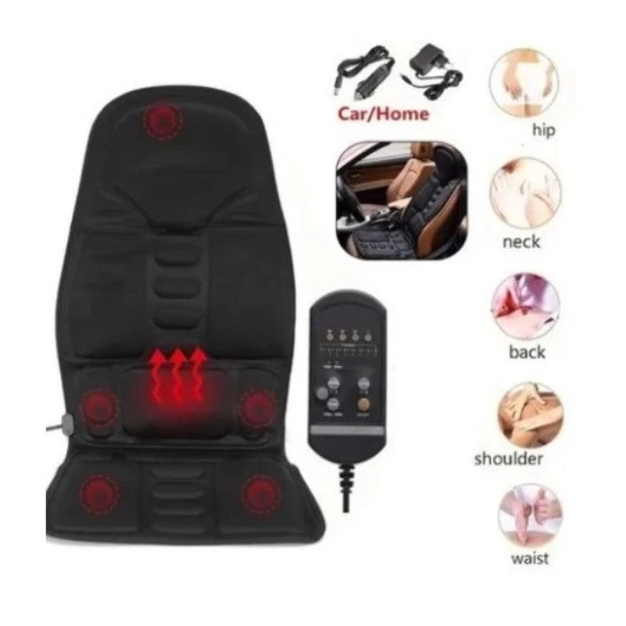 Assento Massageador Elétrico Multiuso Bivolt com Calor Infravermelho 8 Modos