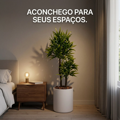 Vaso com Planta Bambu da Sorte Artificial – Conjunto 1m Decorativo Completo