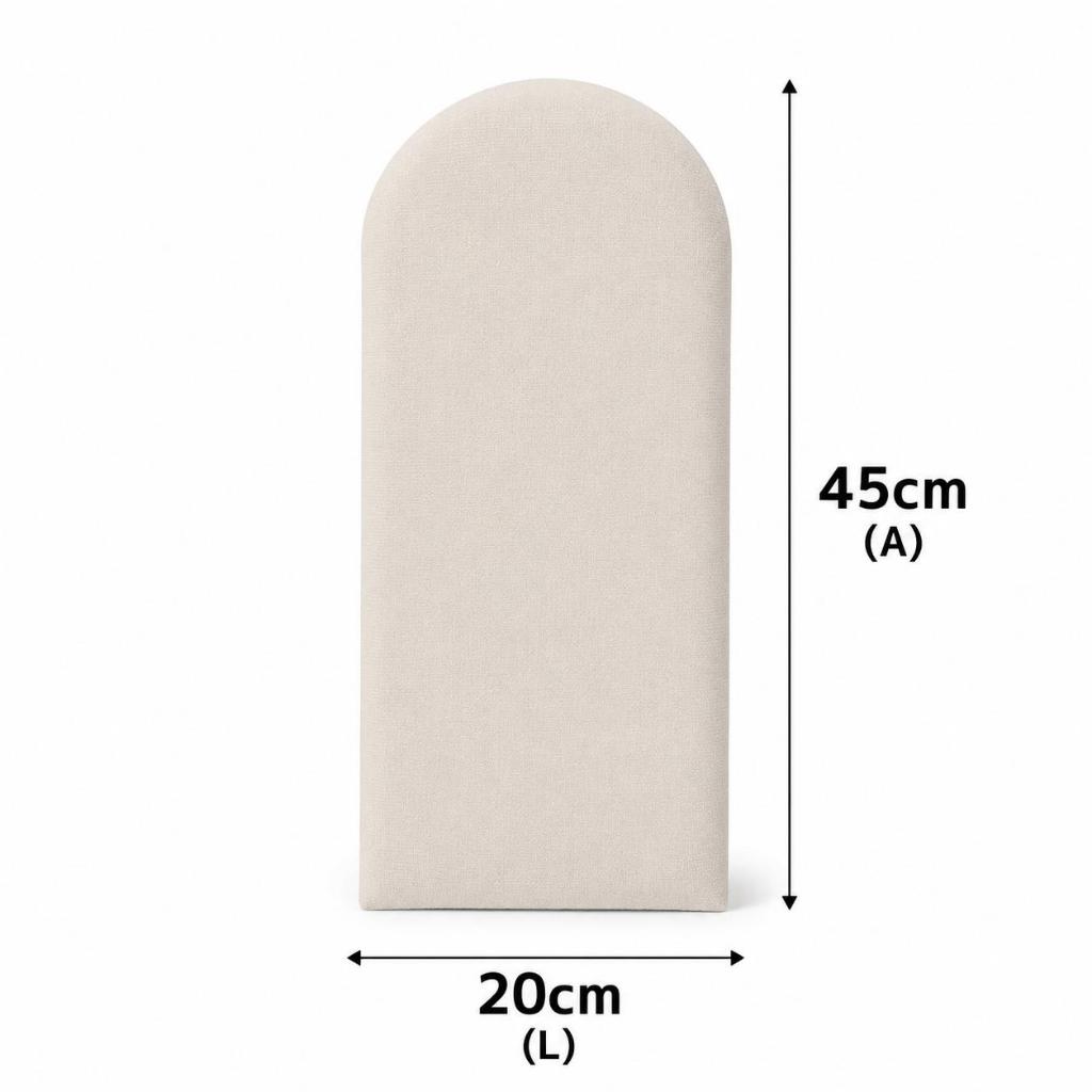 conjunto Cabeceiras Estofada Cama Box Casal Moderna Luxo Modulada Sem Furo Autocolante 40cmx19cm