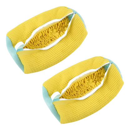Kit 2 Sacos de Lavar Tênis Sapato Calçados na Máquina Bolsa Protetora com Zíper Reutilizável