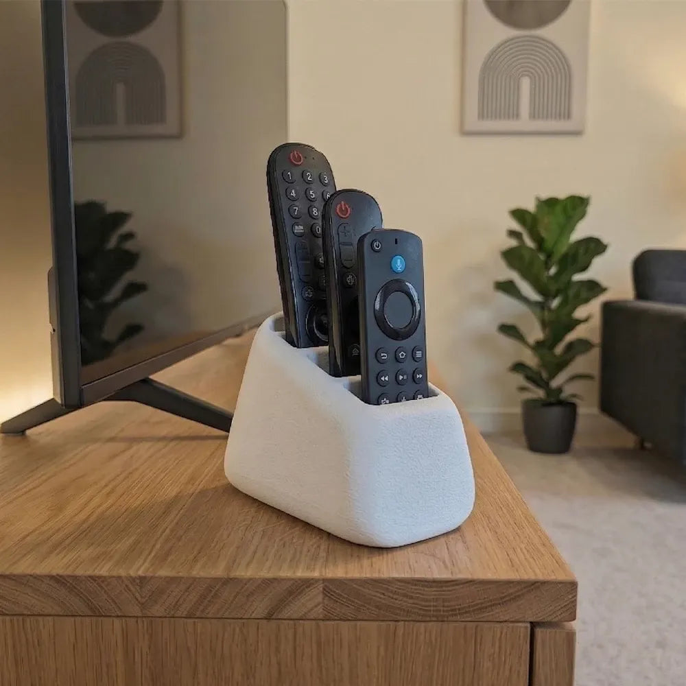 Porta-Controles Triplo Moderno – Organizador Multiuso