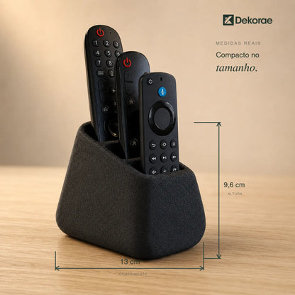 Porta-Controles Triplo Moderno – Organizador Multiuso