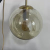 Lustre Pendente Teto Globo Vidro Dourado Dekorae - detalhes do produto