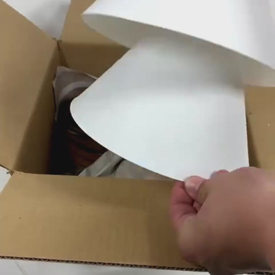 Luminária Abajur de Mesa Minimalista em Madeira Dekorae - unboxing e detalhes do produto