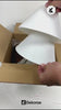 Luminária Abajur de Mesa Minimalista em Madeira Dekorae - unboxing e detalhes do produto