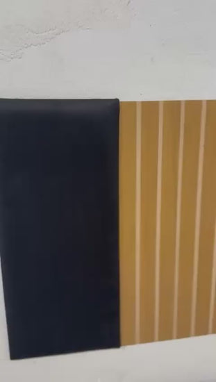 Conjunto Cabeceiras Estofada Dekorae - detalhes de instalação e textura